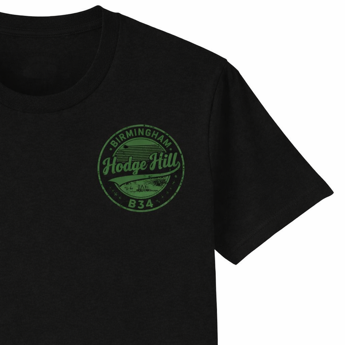 Hodge Hill - T-Shirt - B34 Vintage Stamp Design