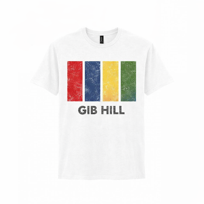 Gib Hill - T-Shirt - Colour Block Design