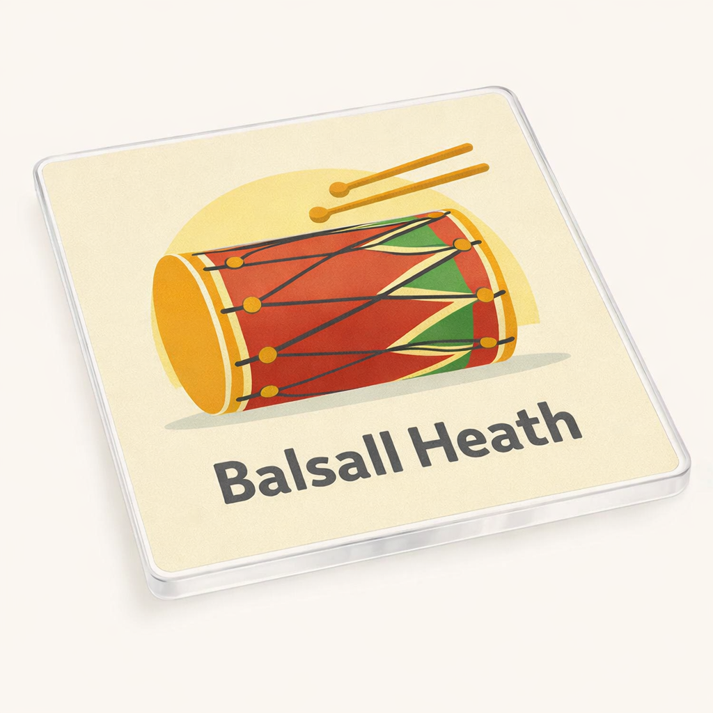 Balsall Heath - Coaster - Mid-Century Retro - Dohl Drum