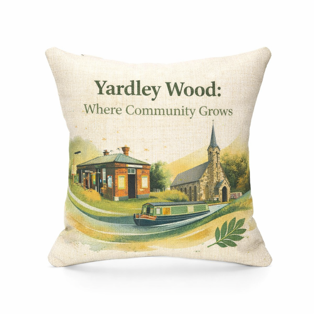 Yardley Wood - Cushion - Vibrant Civic Blend Design