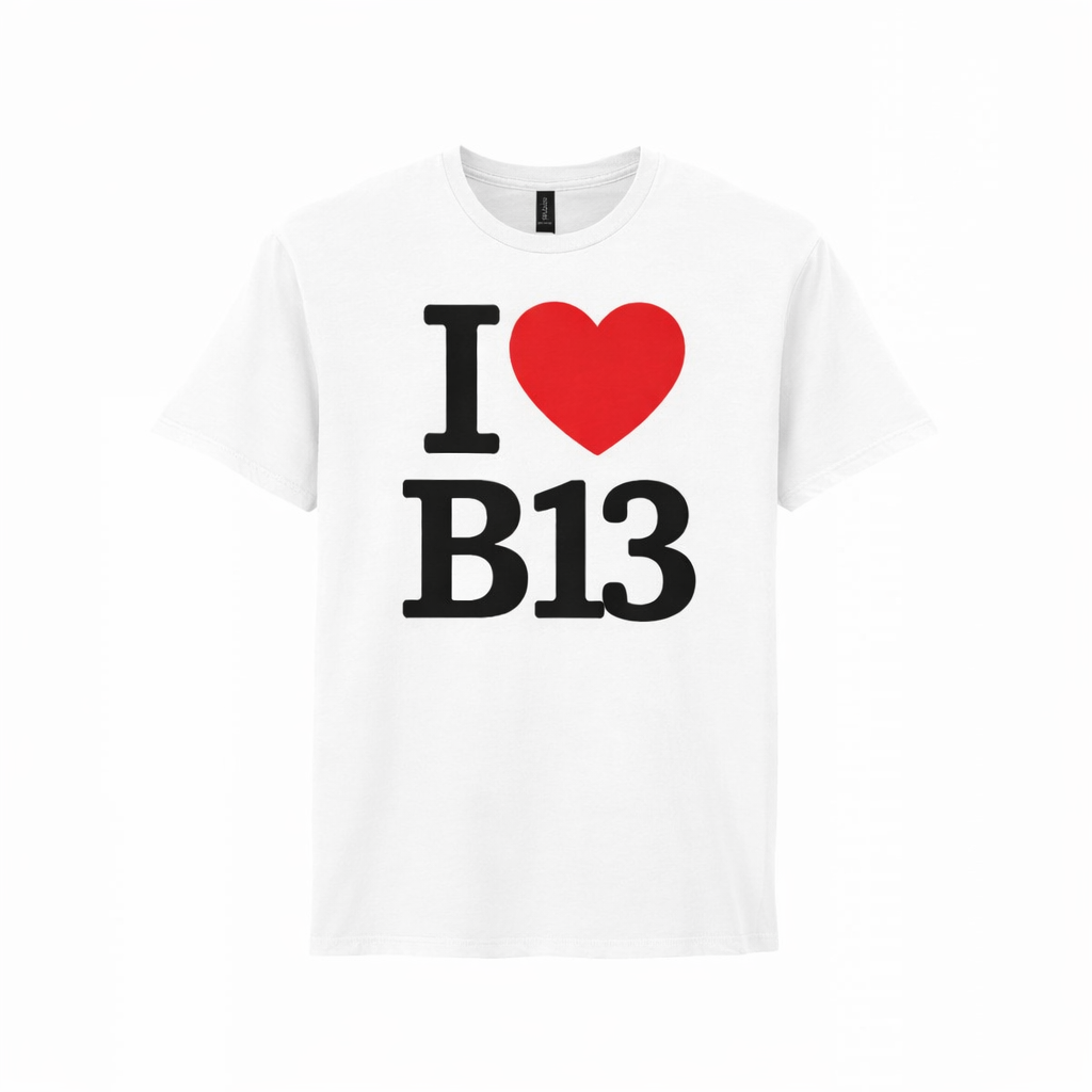 Moseley - T-Shirt - I heart B13 Design
