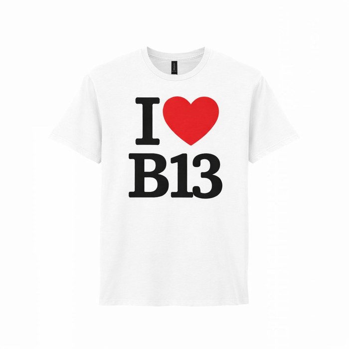 Moseley - T-Shirt - I heart B13 Design