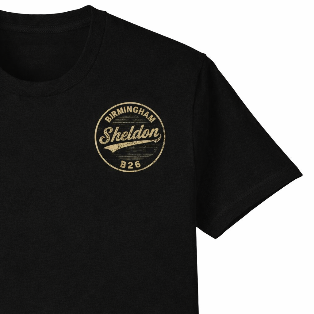Sheldon - T-Shirt - B26 Vintage Stamp Design