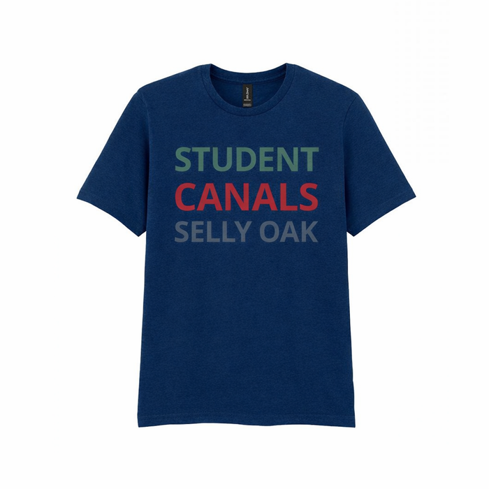 Selly Oak - T-Shirt - Minimal Type Stack Design