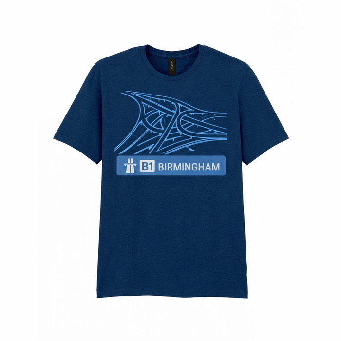 Birmingham - T-Shirt - Spaghetti Junction Road Sign Design
