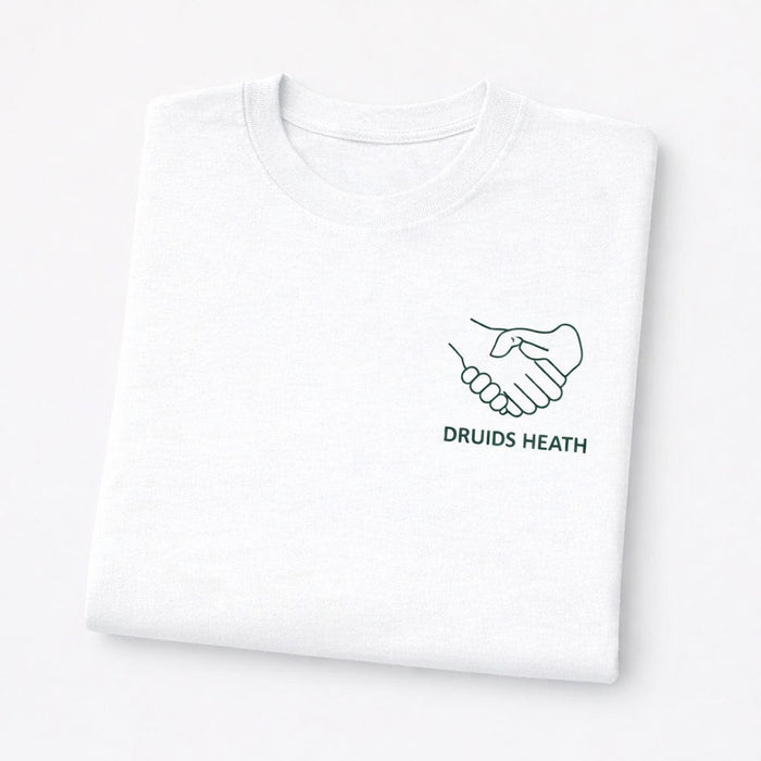 Druids Heath - T-Shirt - Minimal Line Icon Design - Community