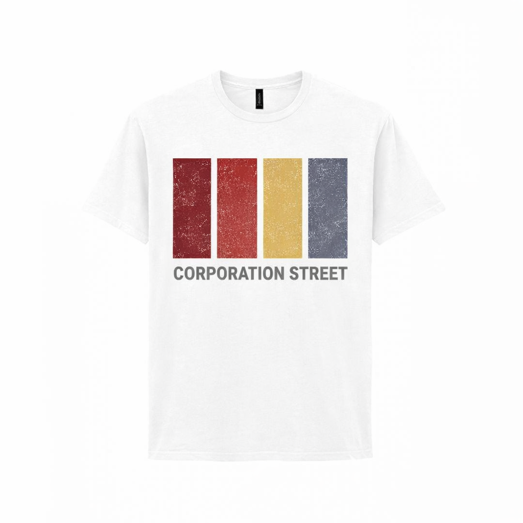 Corporation Street  - T-Shirt - Colour Block Design