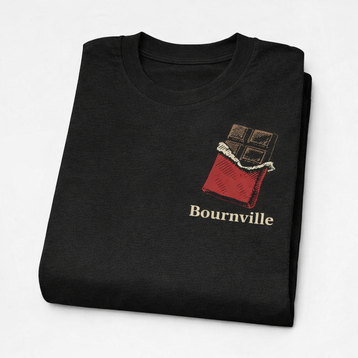 Bournville - T-Shirt - Minimal Cool Design - Chocolate Bar