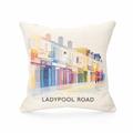 Balsall Heath - Cushion - Vibrant Geometry Design - Ladypool Road