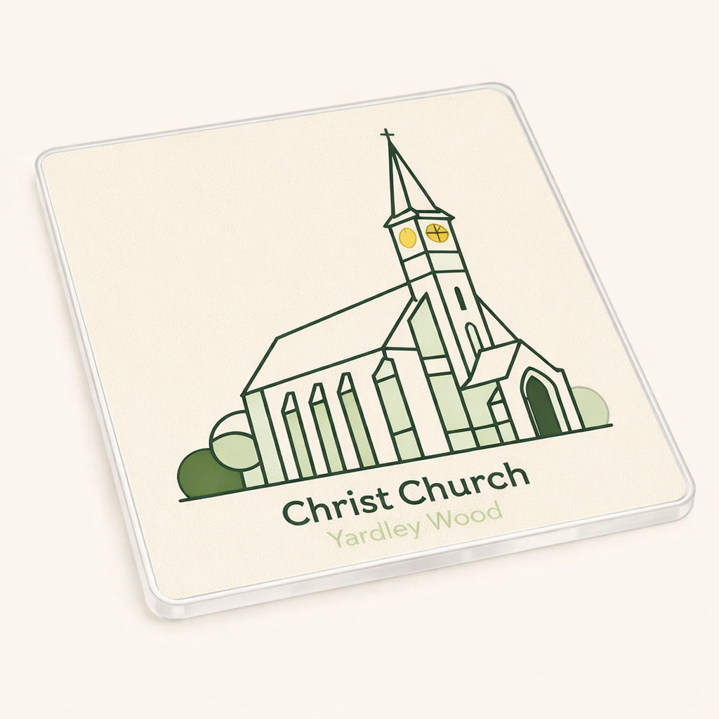 Yardley Wood - Coaster - Geometric Lines - Christ Church