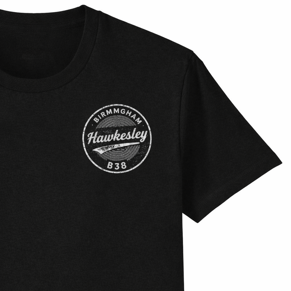 Hawkesley - T-Shirt - B38 Vintage Stamp Design