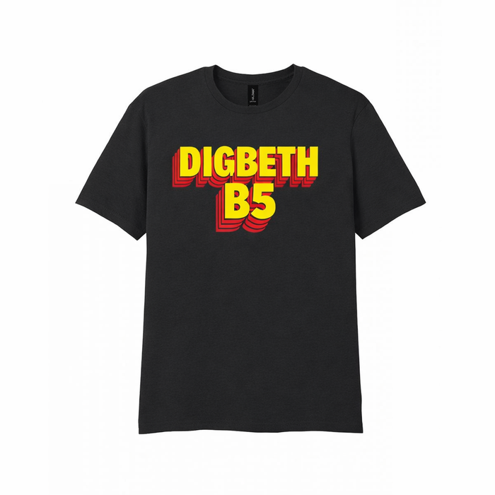 Digbeth - T-Shirt - Bold 3D Type Design