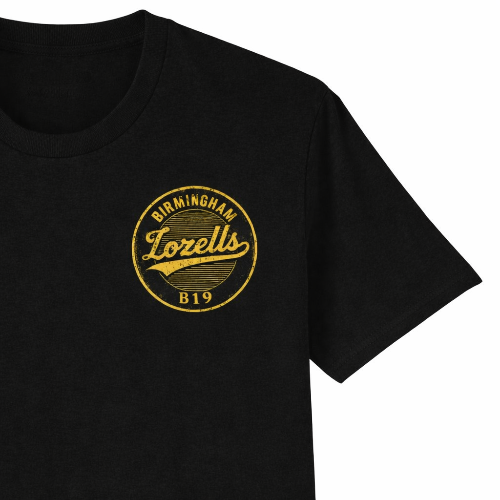 Lozells - T-Shirt - B19 Vintage Stamp Design