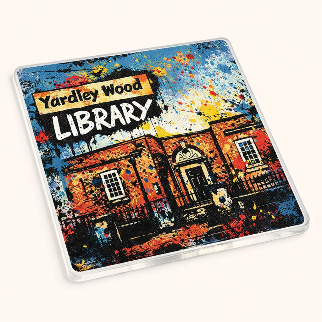 Yardley Wood - Coaster - Urban Street Art - Yardley Wood Library