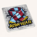 Aston Villa FC Acrylic Coaster Gift - Urban Villa Vibe Design for Football Fans, Unique Home Decor Accessory