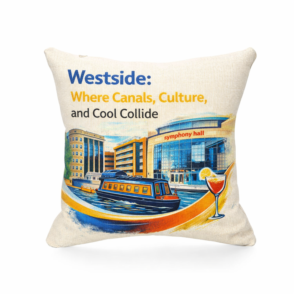Westside - Cushion - Vibrant Civic Blend Design
