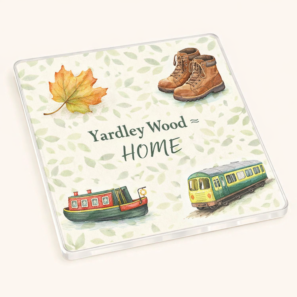 Yardley Wood - Coaster - Soft Watercolours - Local Icons