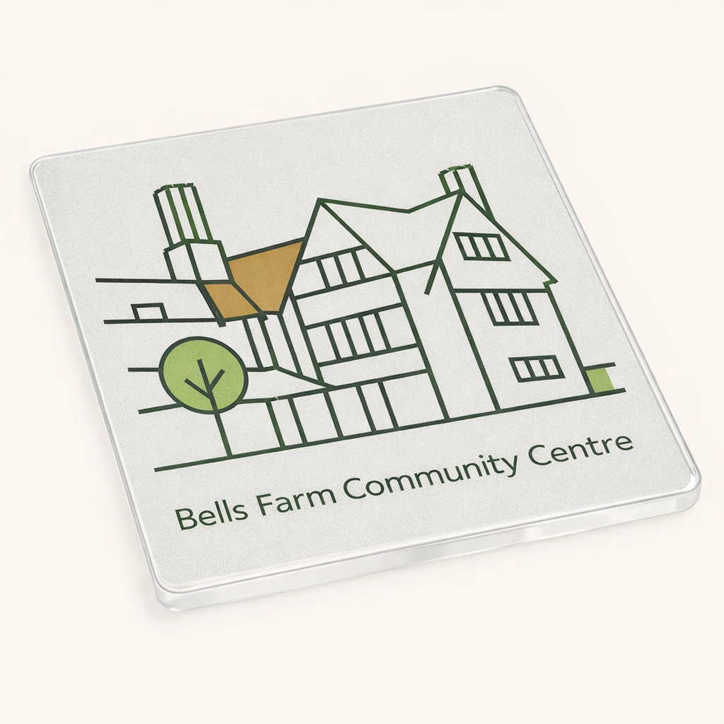 Druids Heath - Coaster - Geometric Lines - Bells Farm Community Centre