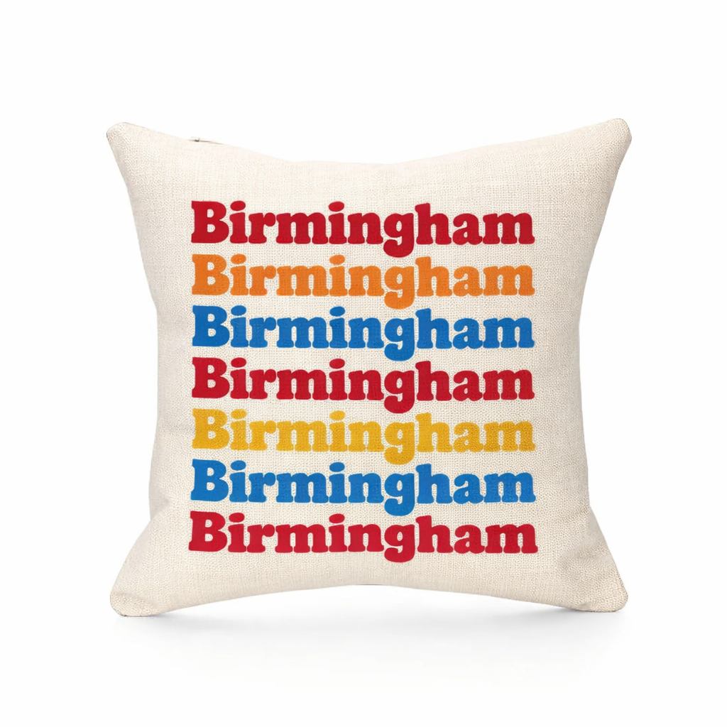 Urban Palette Linen Effect Cushion Cover Gift - Birmingham Design Home Decor Present