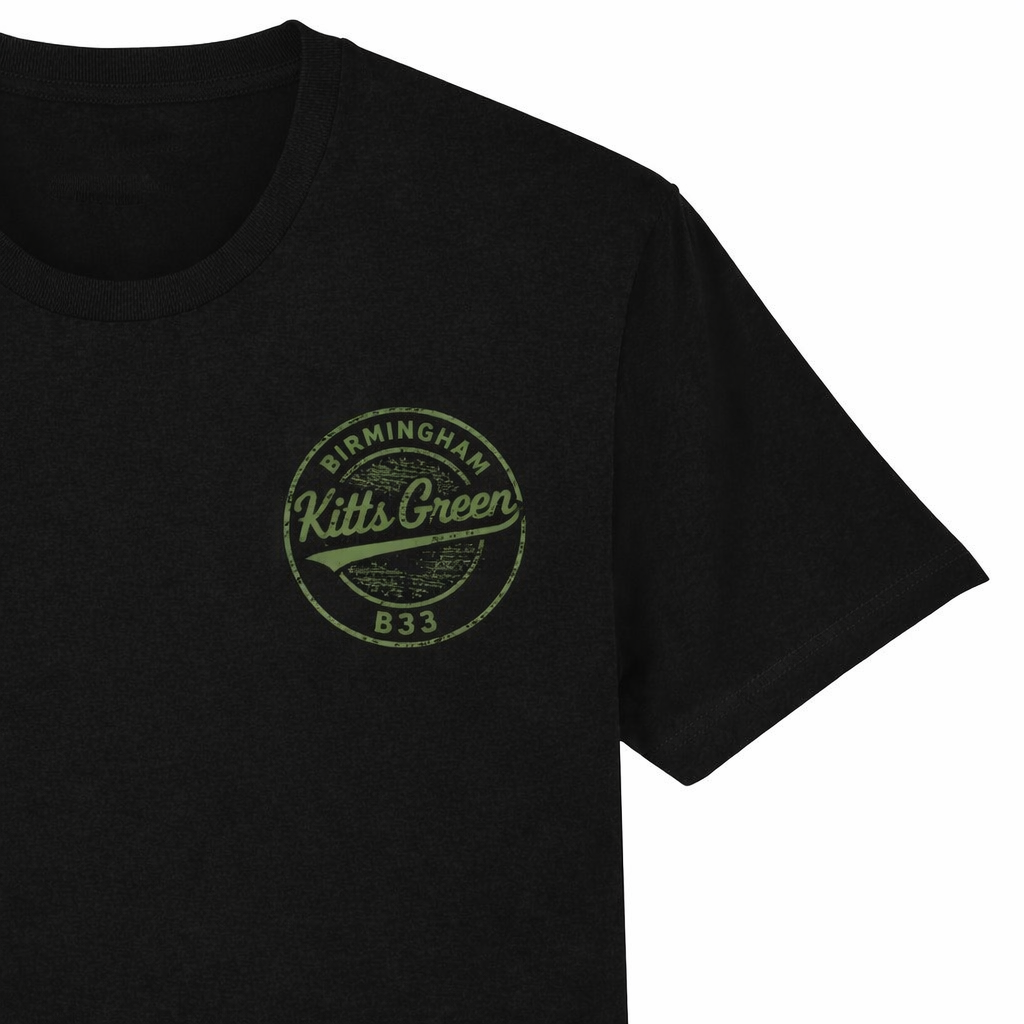 Kitts Green - T-Shirt - B33 Vintage Stamp Design