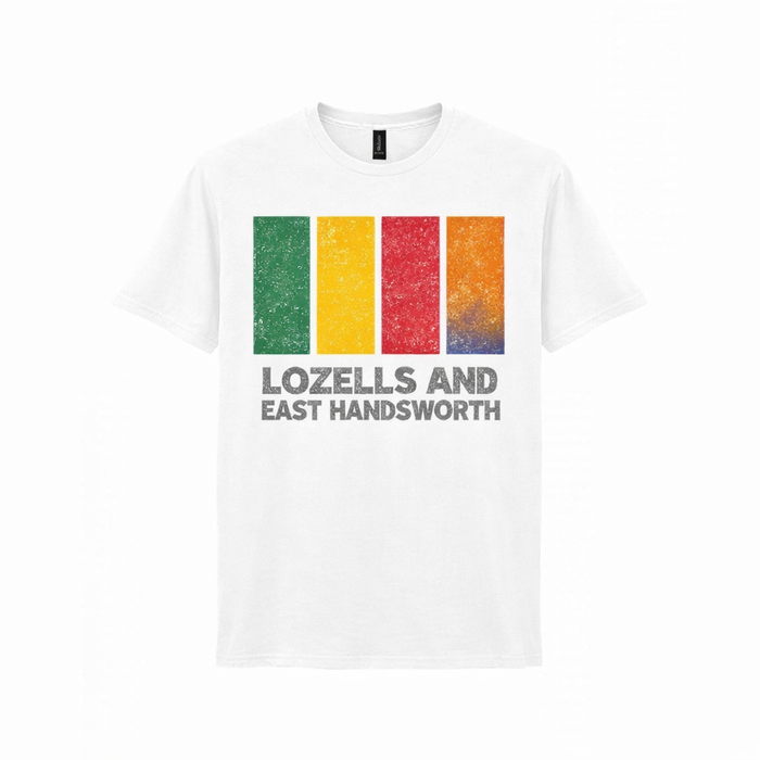 Lozells and East Handsworth - T-Shirt - Colour block Design