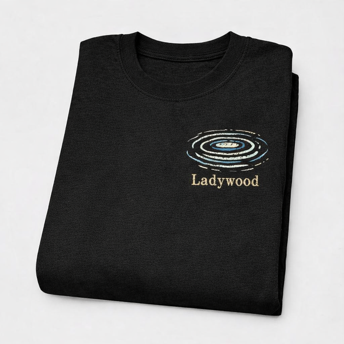 Ladywood - T-Shirt - Minimal Cool Design - Water Ripples