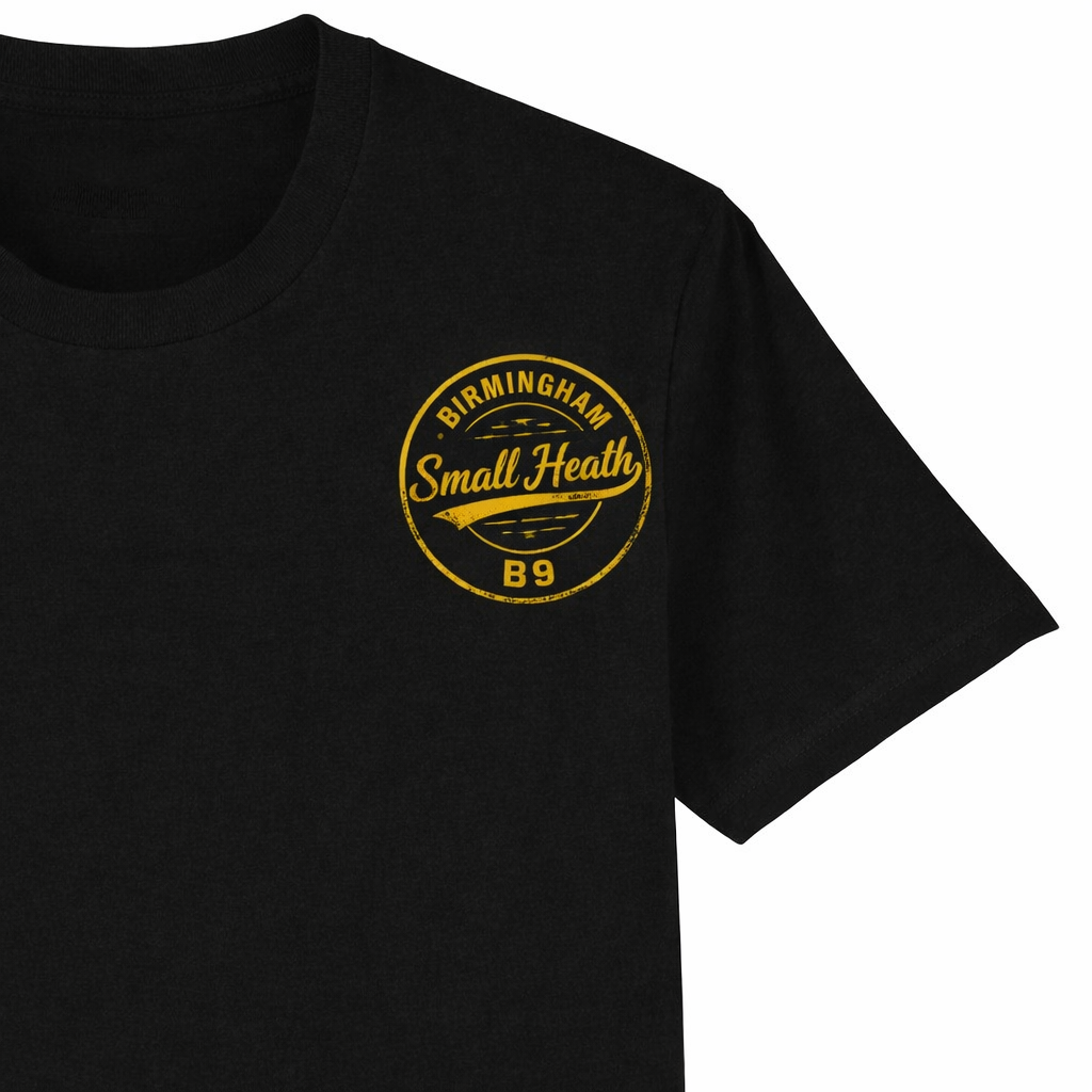 Small Heath - T-Shirt - B9 Vintage Stamp Design
