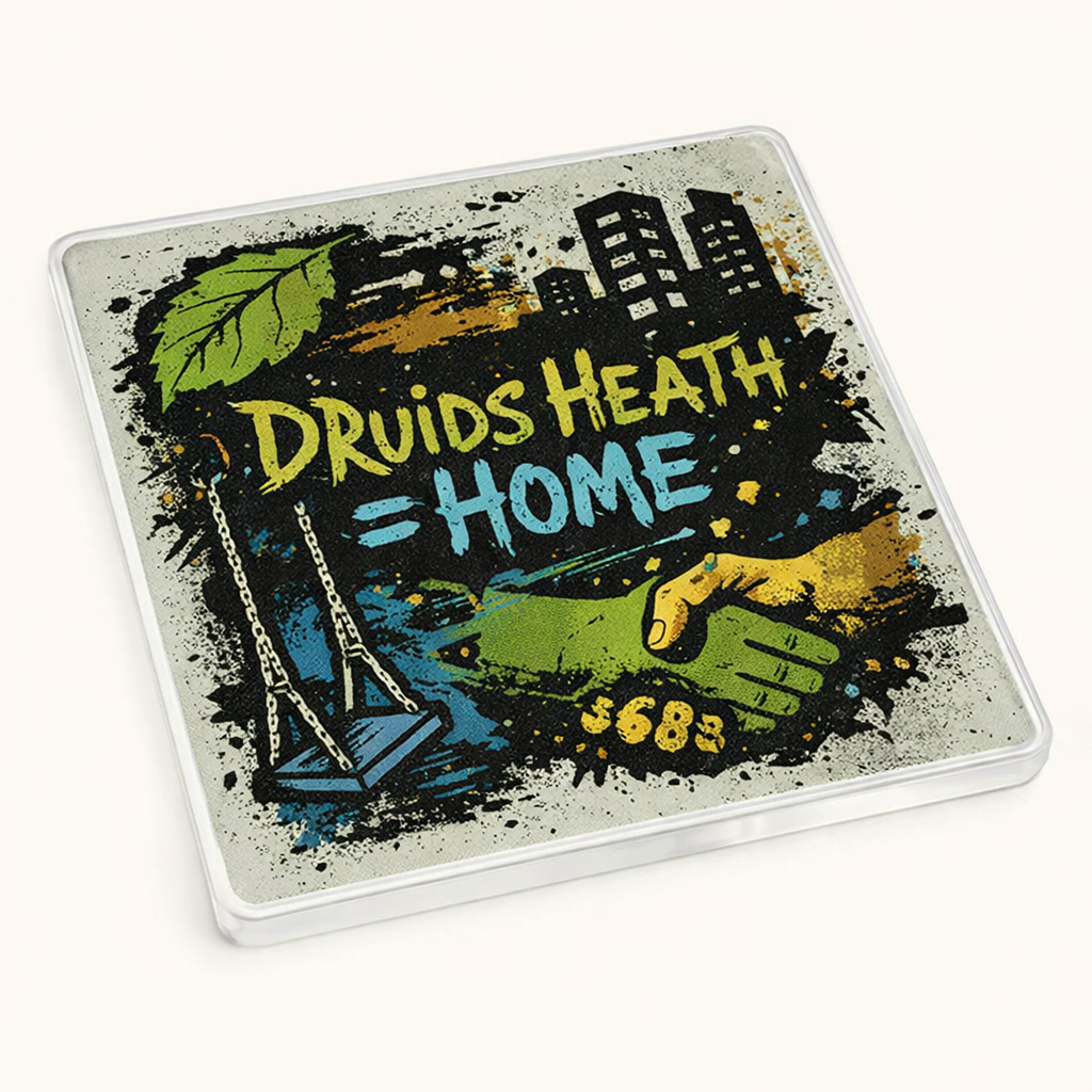 Druids Heath - Coaster - Urban Street Art - Local Icons