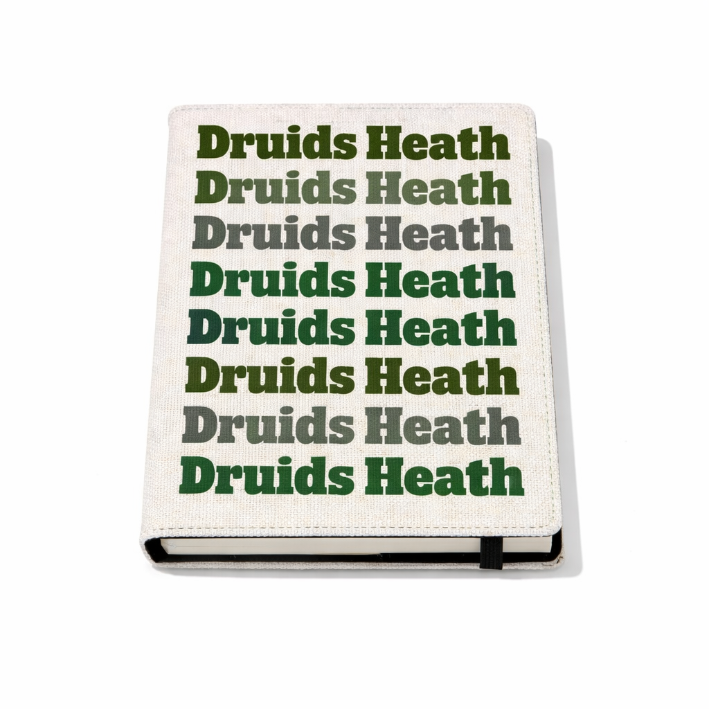 Druids Heath - Notepad - Retro Typography Design