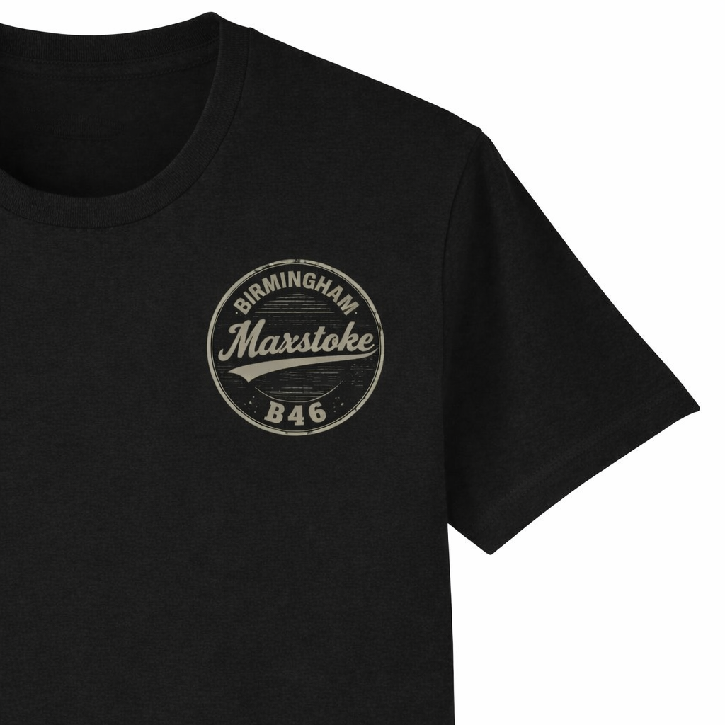 Maxstoke - T-Shirt - B46 Vintage Stamp Design