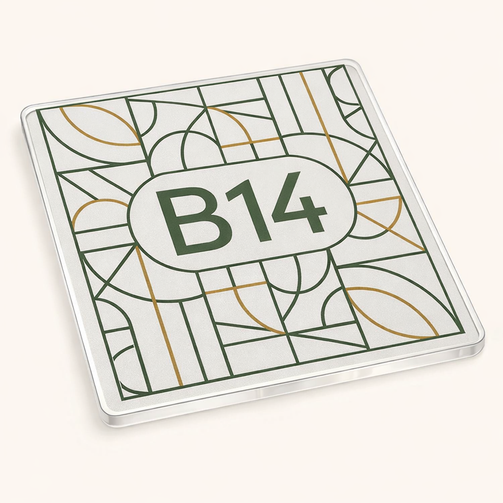 Druids Heath - Coaster - Geometric Lines - Postcode