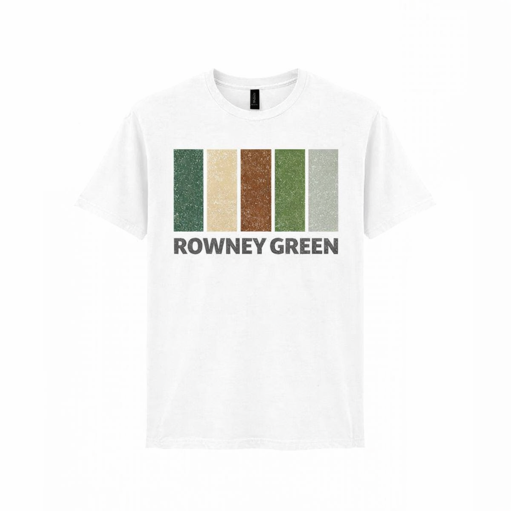 Rowney Green - T-Shirt - Colour Block Design