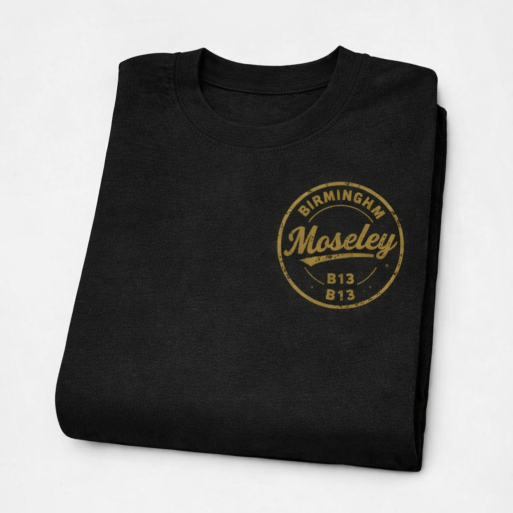 Moseley - T-Shirt - B13 Vintage Stamp Design