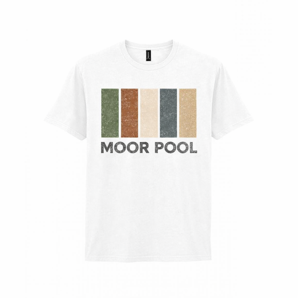 Moor Pool - T-Shirt - Colour Block Design
