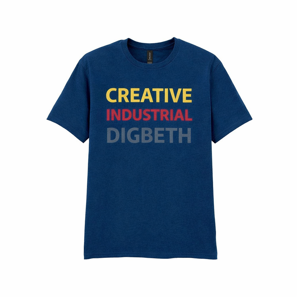Digbeth - T-Shirt - Minimal Type Stack Design