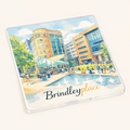 Westside - Coaster - Soft Watercolours - Brindleyplace