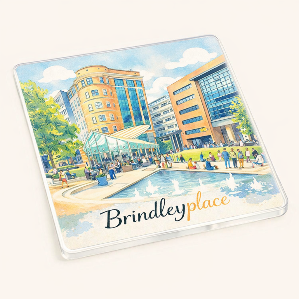Westside - Coaster - Soft Watercolours - Brindleyplace