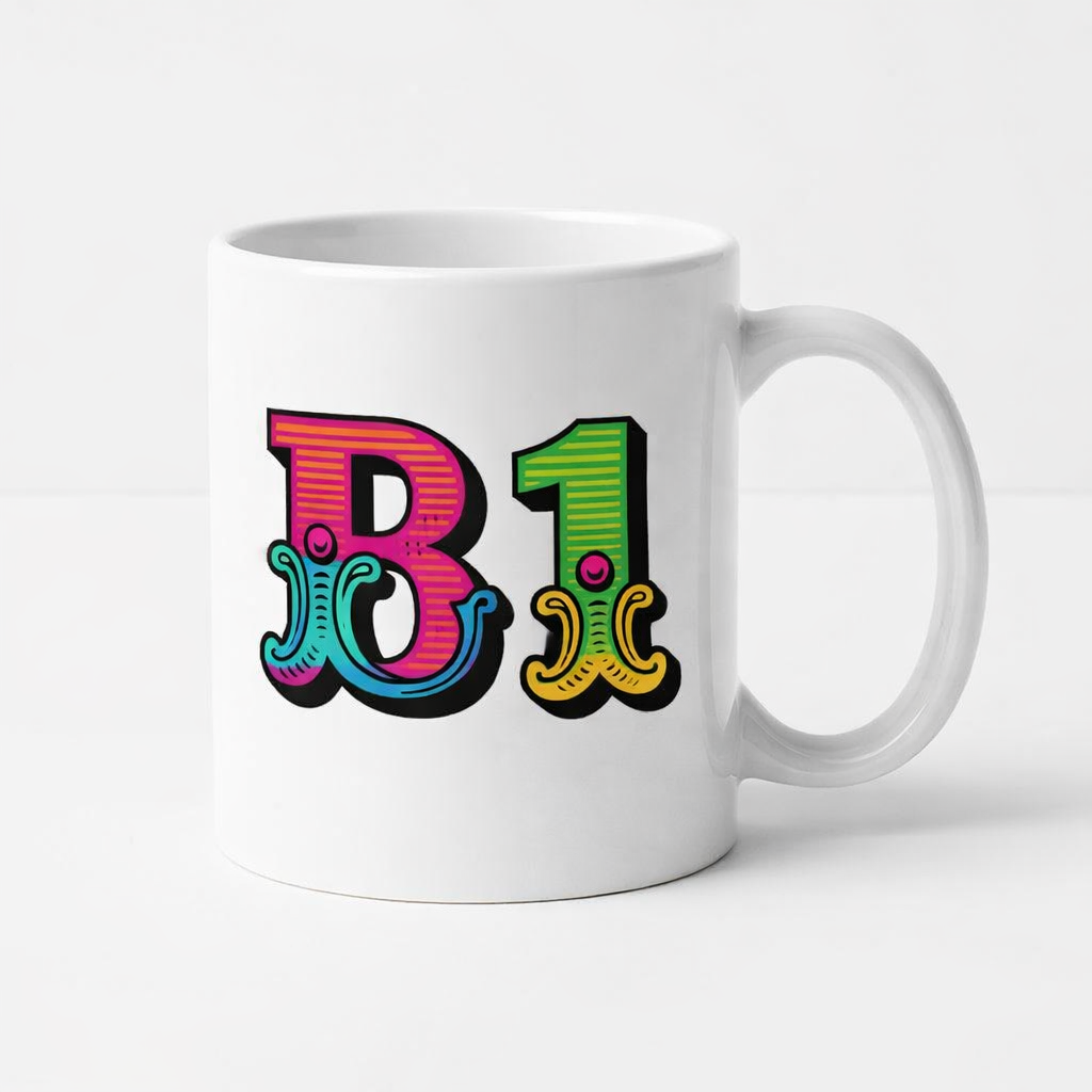 Birmingham - Mug - Colour Burst Postcode Design