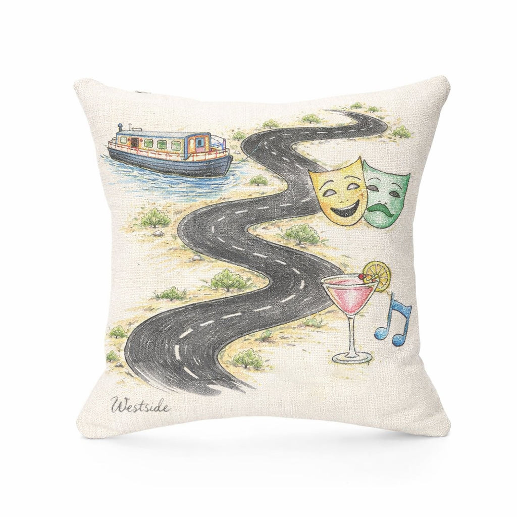 Westside - Cushion - Whimsical Illustrations Design