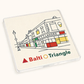Balsall Heath - Coaster - Geometric Lines - Balti Triangle