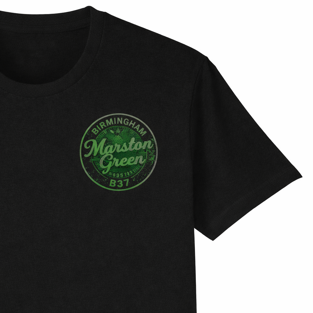 Marston Green - T-Shirt - B37 Vintage Stamp Design