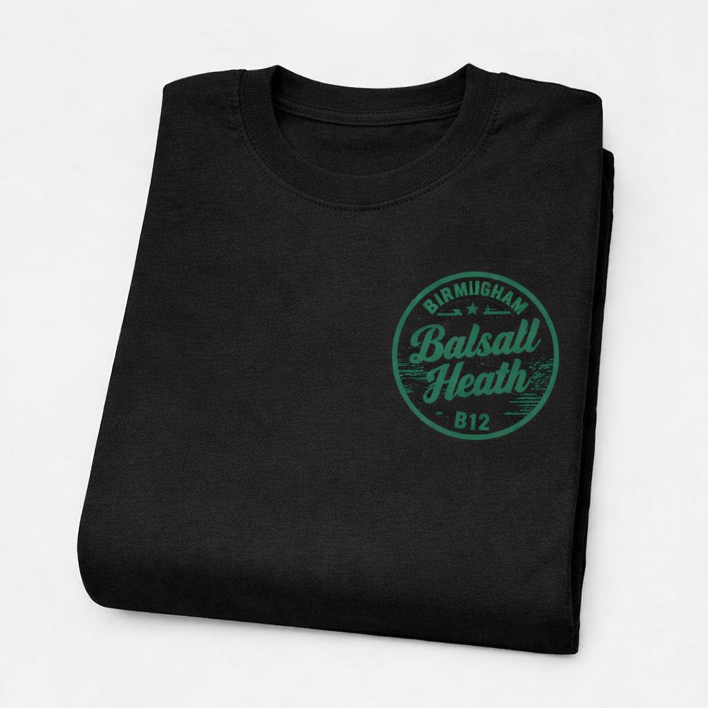 Balsall Heath - T-Shirt - B12 Vintage Stamp Design