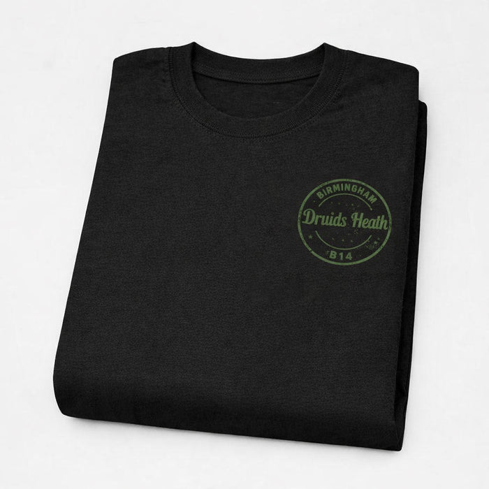 Druids Heath - T-Shirt - B14 Vintage Stamp Design