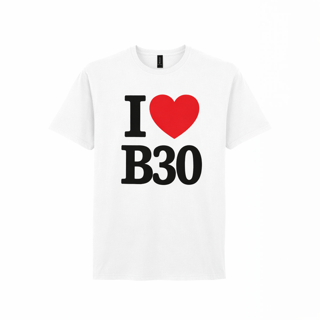 Cotteridge - T-Shirt - I heart B30 Design