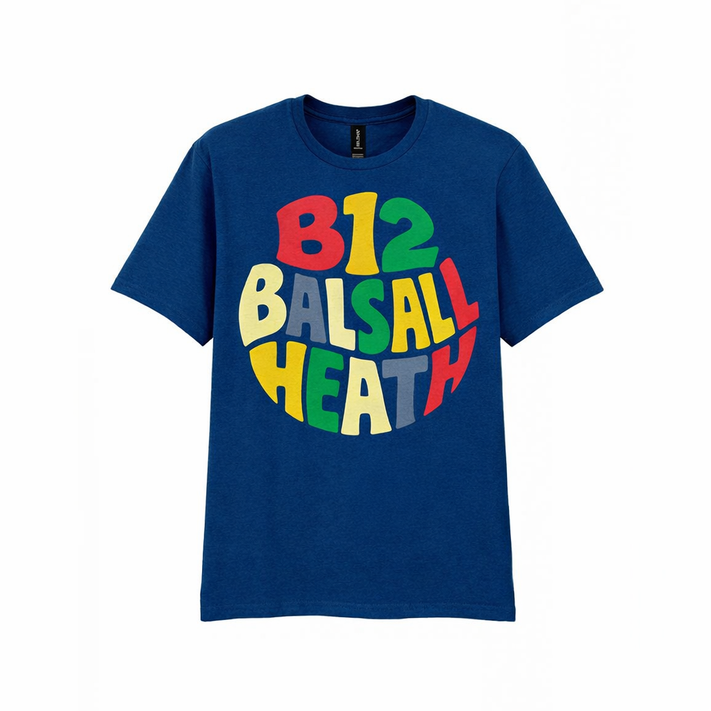 Balsall Heath - T-Shirt - Colour Burst Design