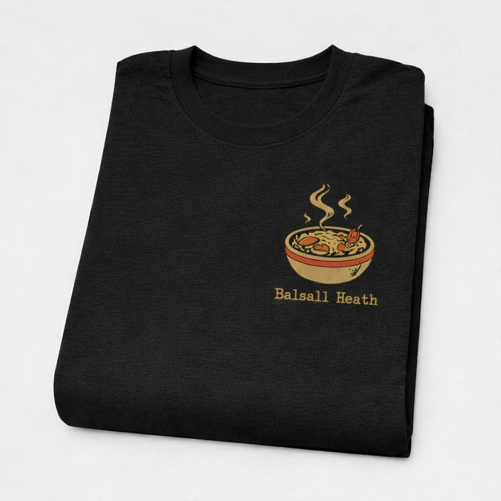 Balsall Heath - T-Shirt - Stylised Indie Design - Balti Bowl