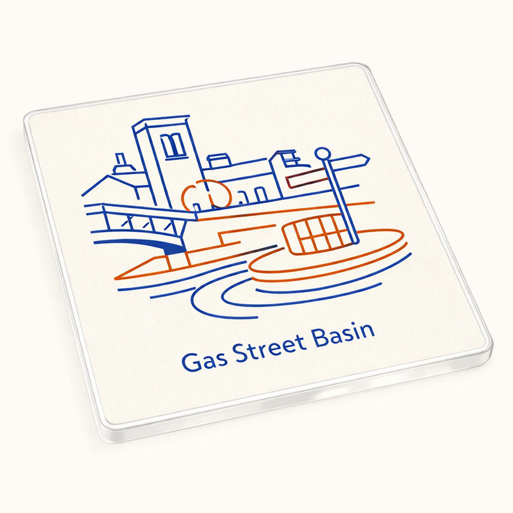 Westside - Coaster - Geometric Lines - Gas Street Basin