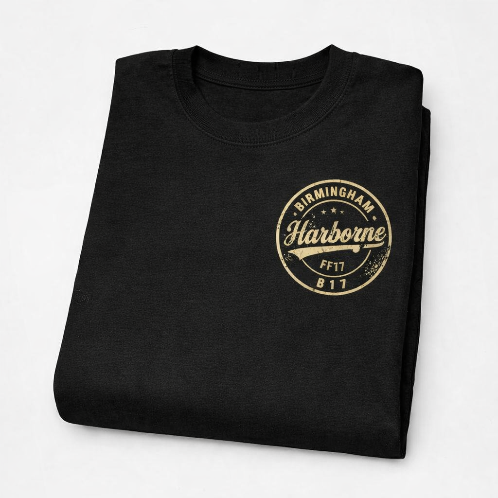 Harborne - T-Shirt - B17 Vintage Stamp Design