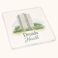 Druids Heath - Coaster - Soft Watercolours - Tower Block
