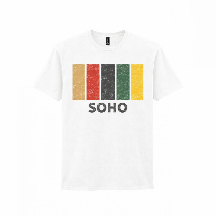 Soho - T-Shirt - Colour Block Design